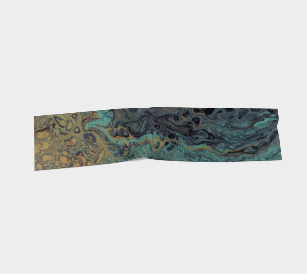 Swift River Gold - 100% Silk Scarf