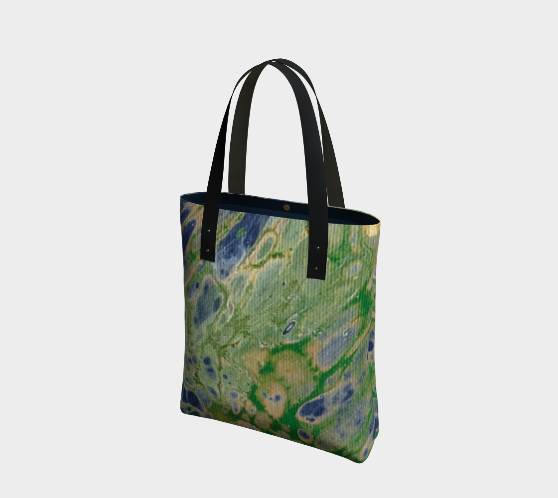 Verdant Summit Fine Art Handbag