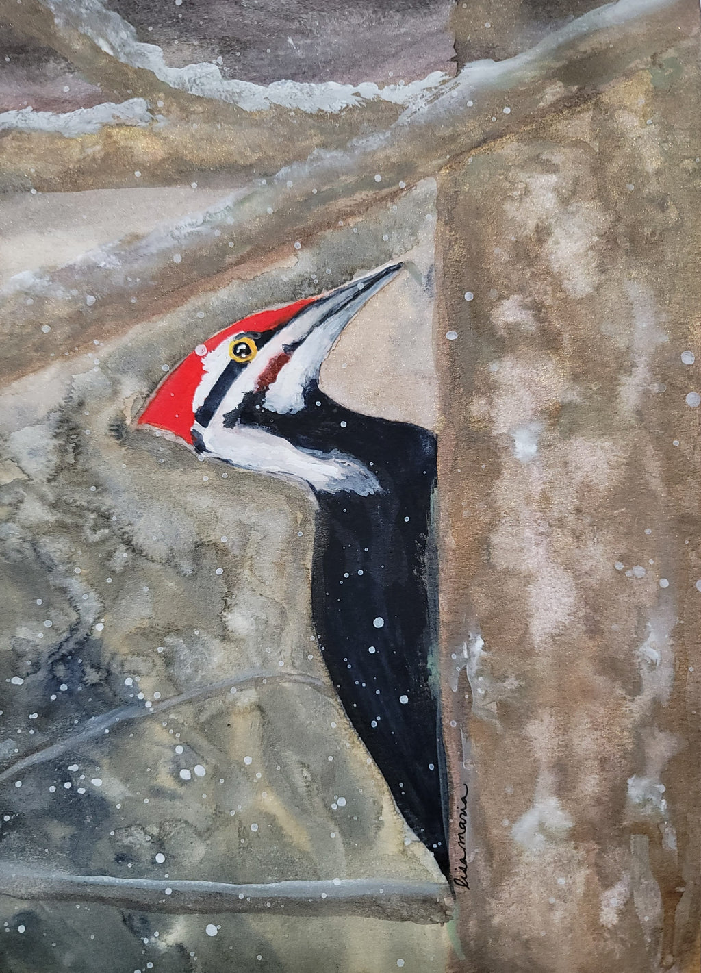 Red at the Forest's Edge - Limited Edition Print