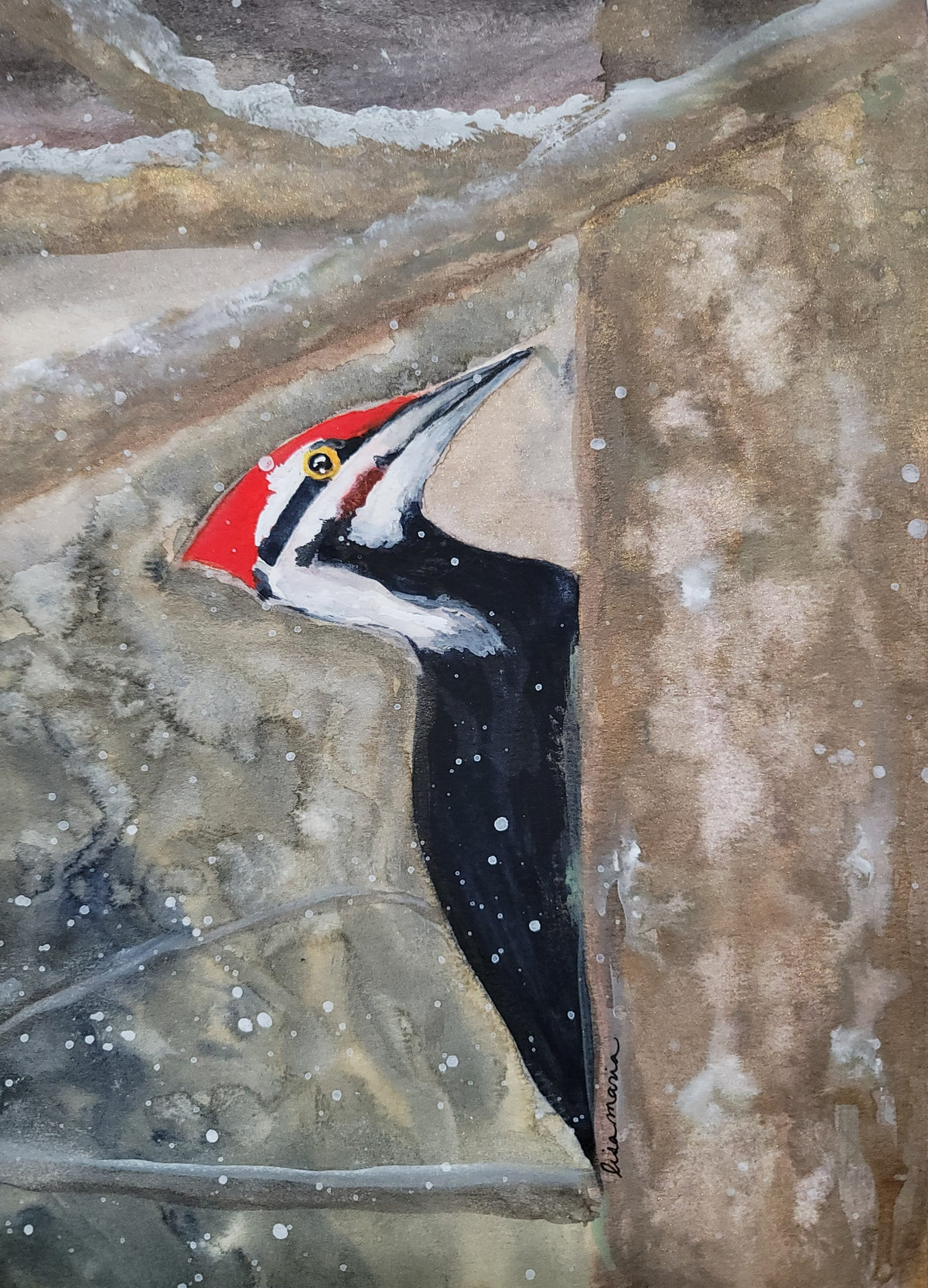 Red at the Forest's Edge - Limited Edition Print