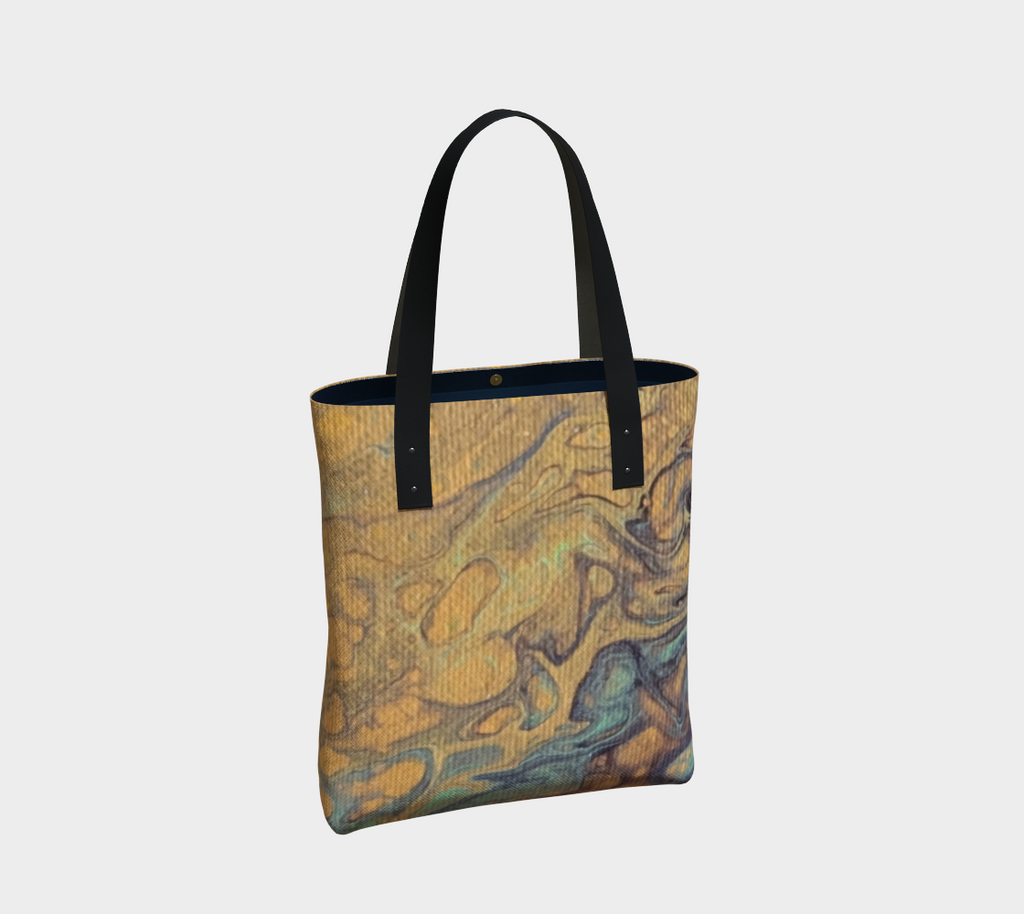 Golden Shores Fine Art Handbag