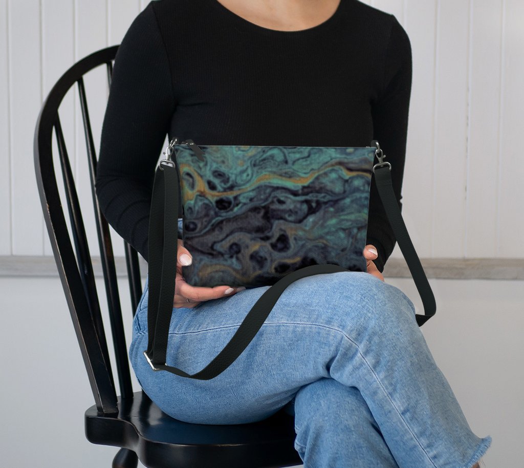 Swift River Vegan Leather Crossbody Purse
