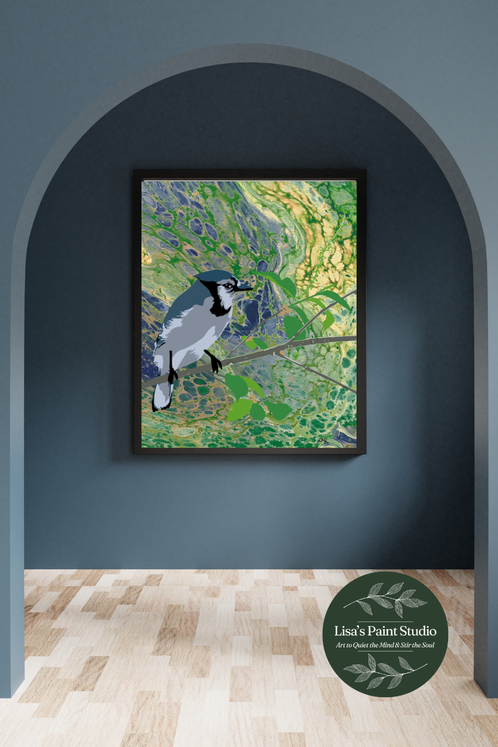 Blue Jay Guardian – Limited Edition Fine Art Print