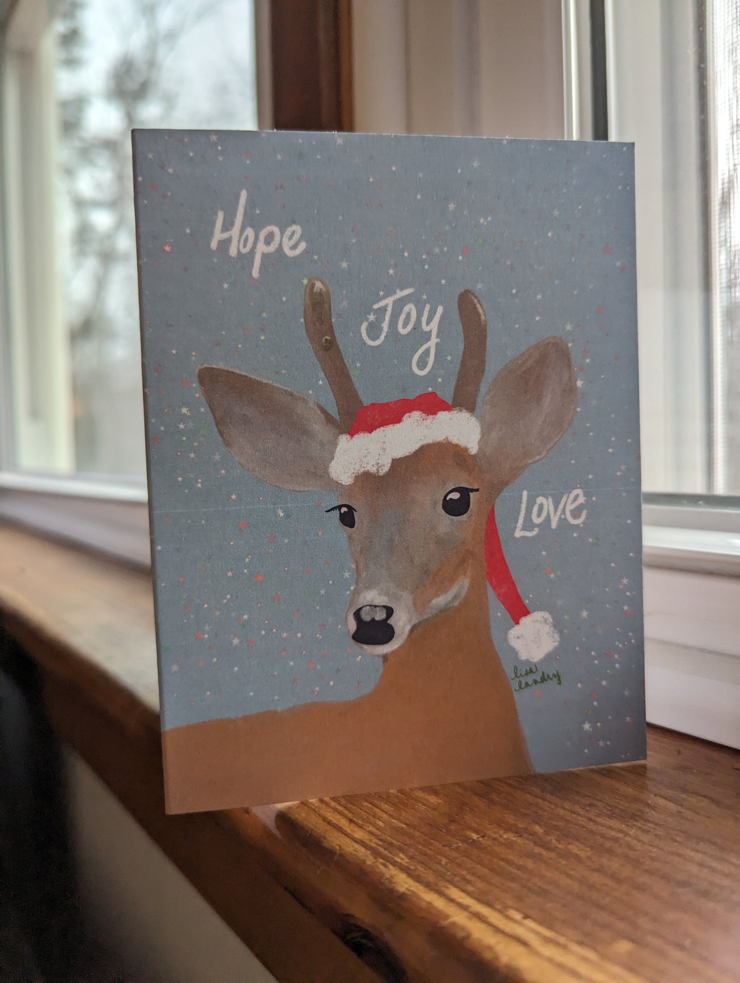 Hope Joy Love Christmas Cards - pack of 10