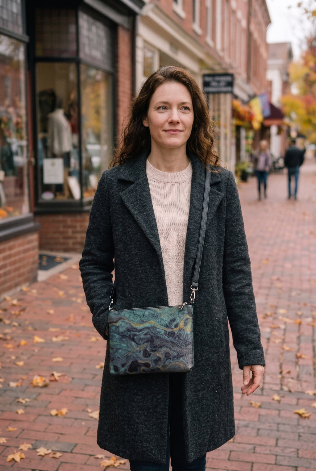 Swift River Vegan Leather Crossbody Purse