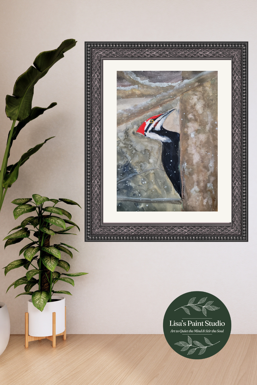Red at the Forest's Edge - Limited Edition Print