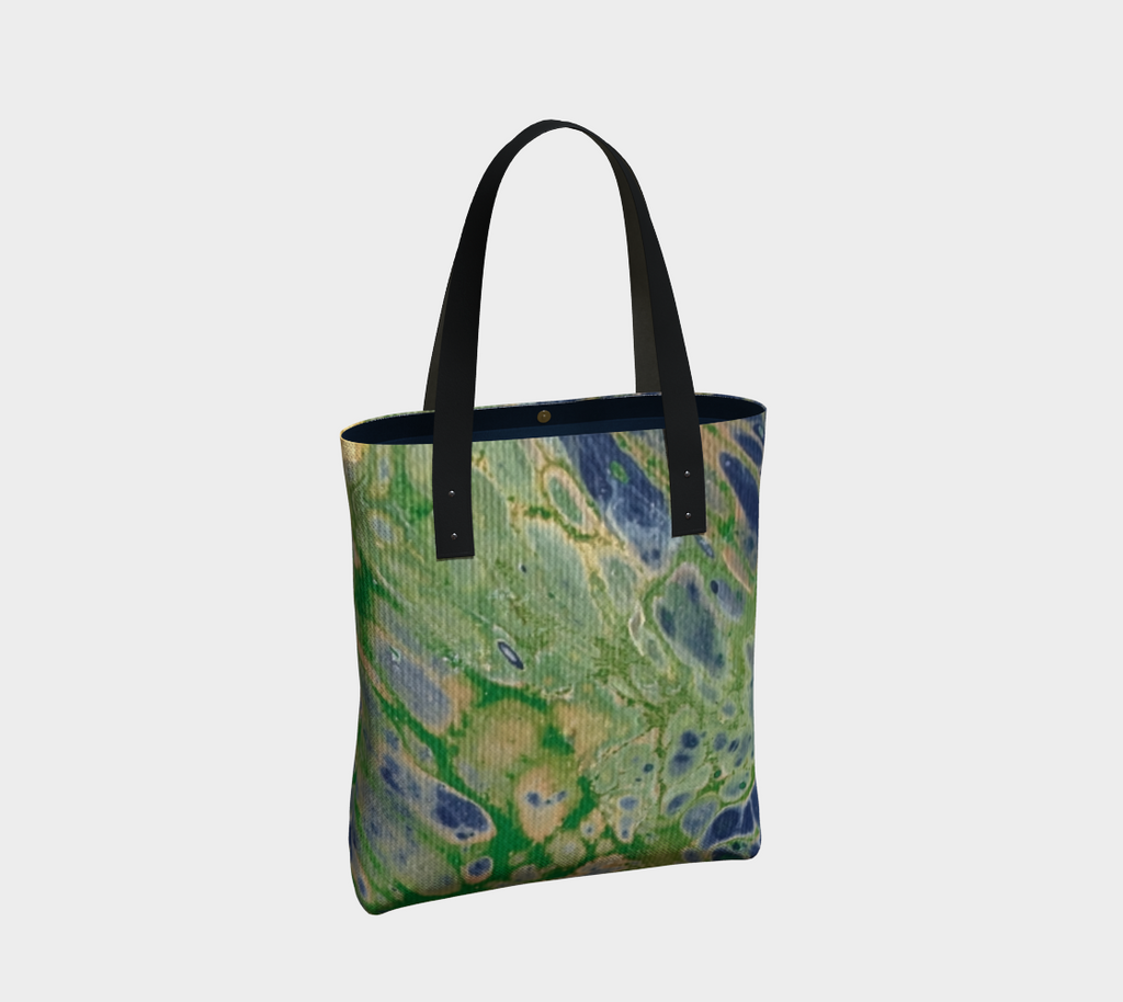 Verdant Summit Fine Art Handbag