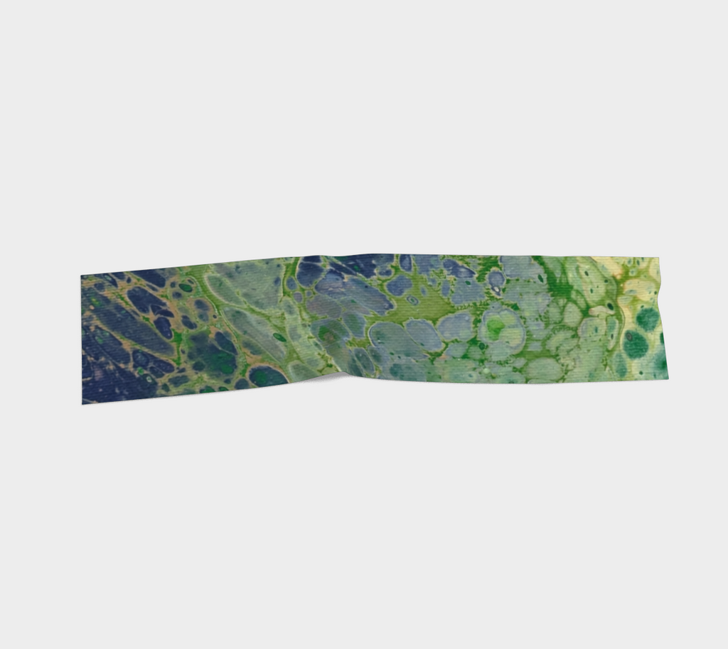 Verdant Summit Silk Scarf