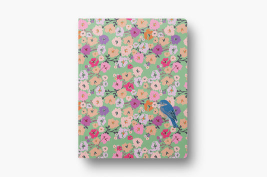 Floral Bluebird Journal